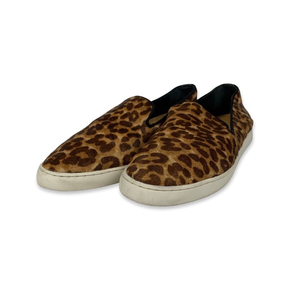 Birdies The Swift Leopard Print Slip On Sneakers - Picture 3 of 9